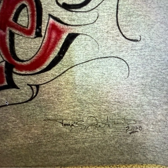 The Rock “Brama Bull” sweatshirt with “know your role “ vintage 2000 - Picture 8 of 12